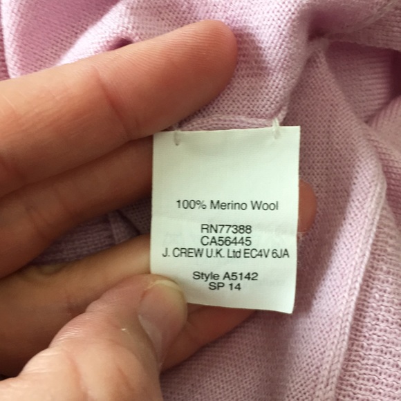 J. Crew Lilac Lightweight Sweater S - Picture 4 of 5